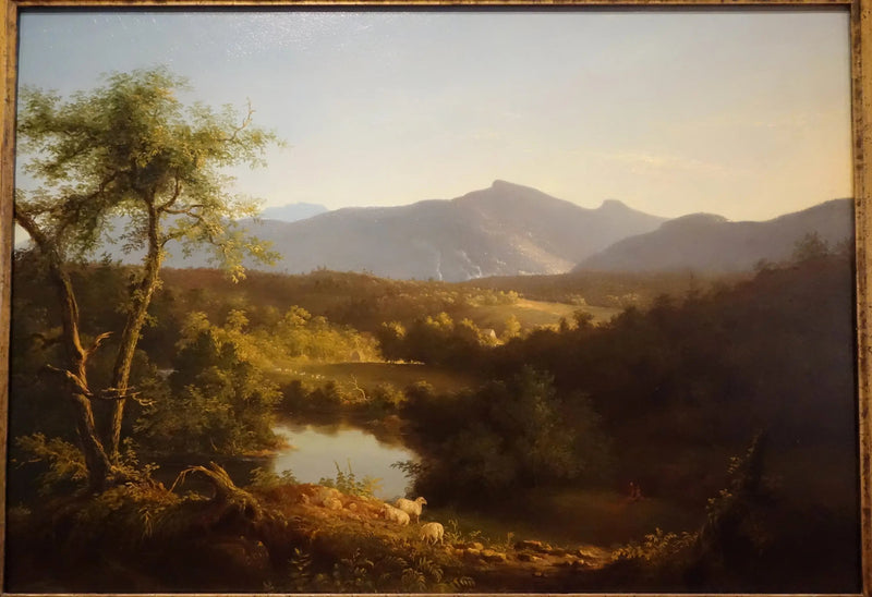 Blick in der Nähe des Dorfes Catskill - Thomas Cole