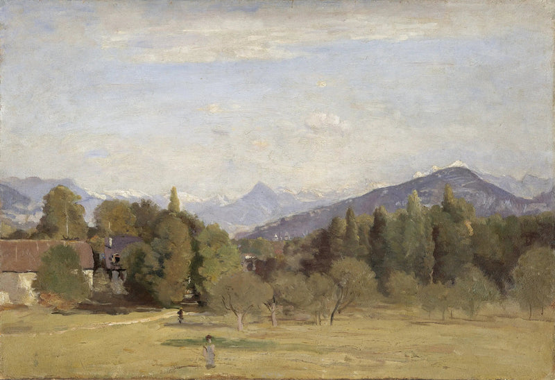 Blick auf Châtelaine in Genf - Jean-Baptiste Camille Corot