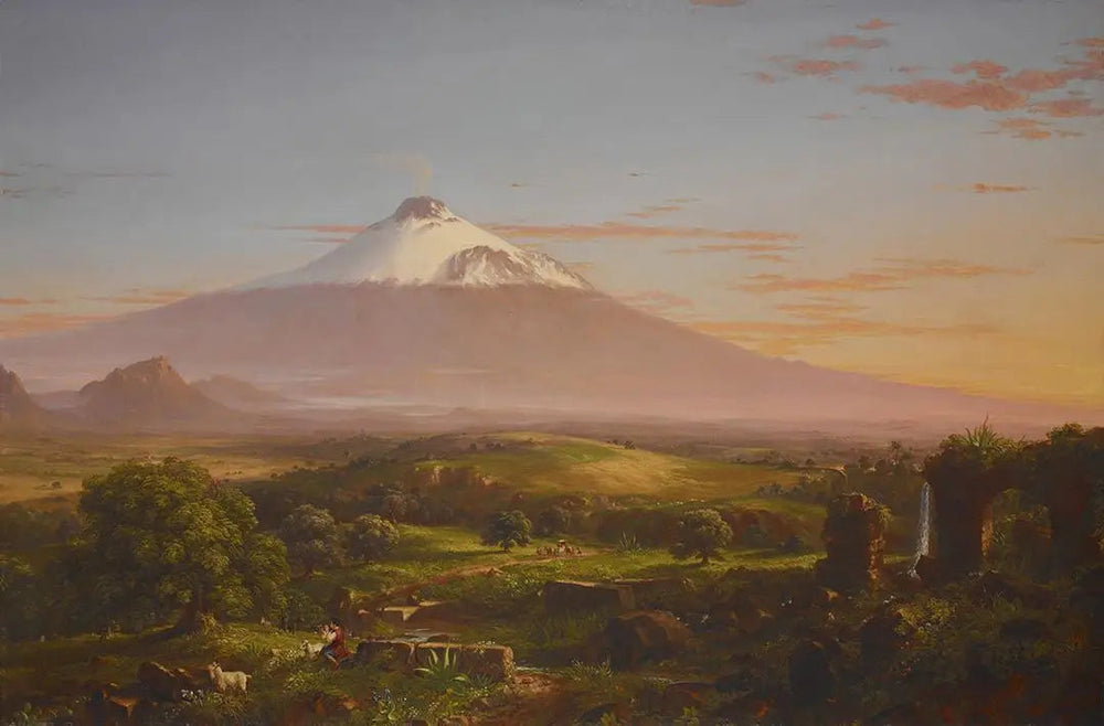 Vue sur l'Etna - Thomas Cole image 1 reproduction artisanale de tableau