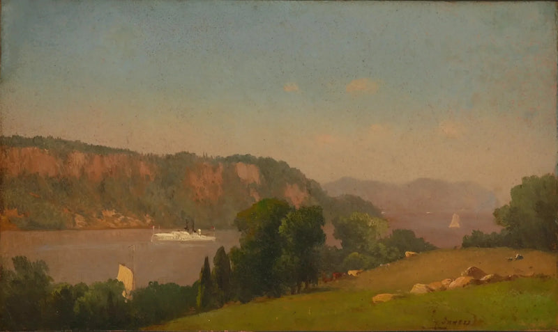 Blick auf den Hudson - George Inness