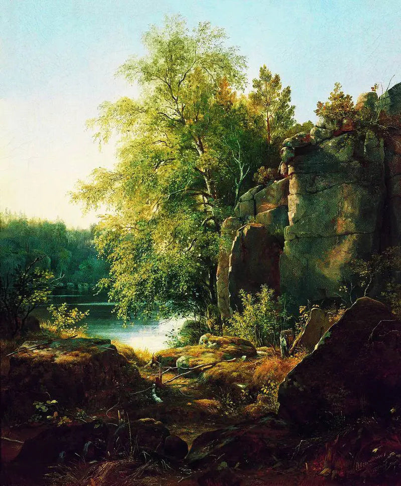 Blick auf die Insel Valaam - Ivan Chichkine