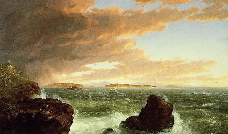 Blick auf die Frenchman-Bucht vom Mount Desert Island nach einem Sturm - Thomas Cole