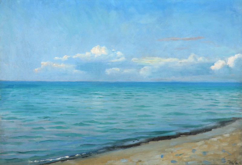 Blick auf den Strand, Skagen. -Michael Peter Ancher