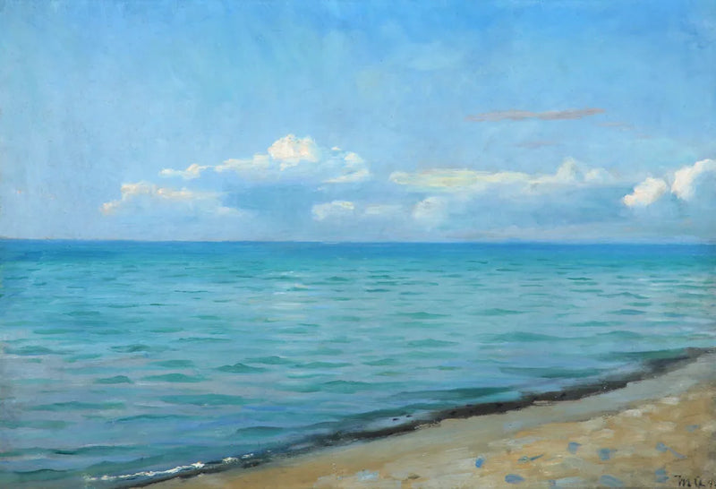Blick auf den Strand, Skagen. -Michael Peter Ancher