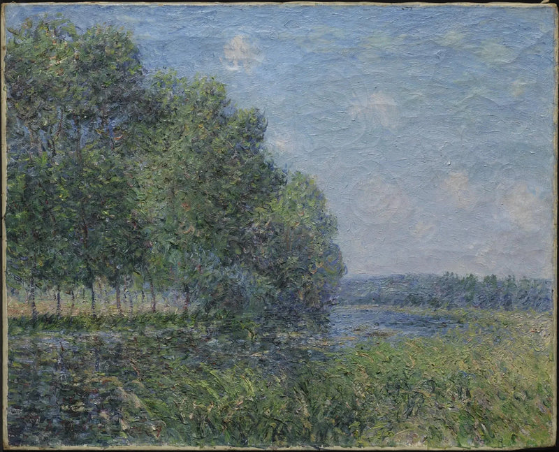 Blick auf den Fluss - Alfred Sisley