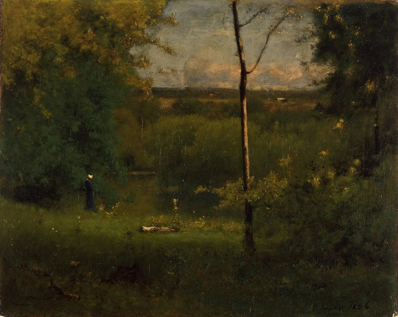 Blick auf den Fluss - George Inness