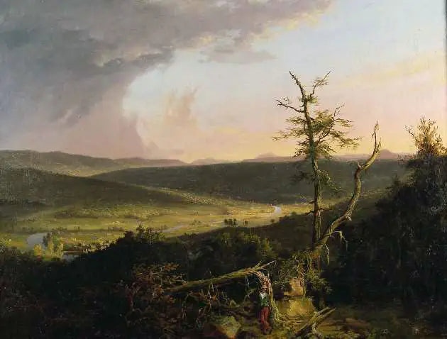 Blick auf die Schoharie - Thomas Cole