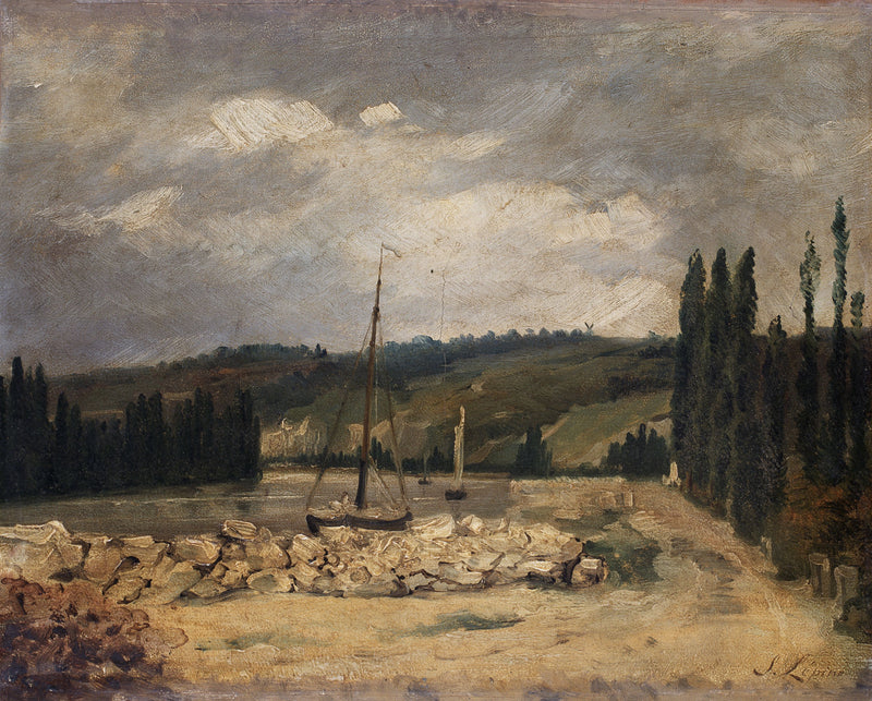 Blick auf die Seine - Stanislas Lépiné