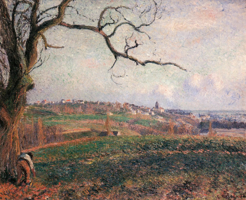 Blick auf die Stadt Pontoise - Camille Pissarro