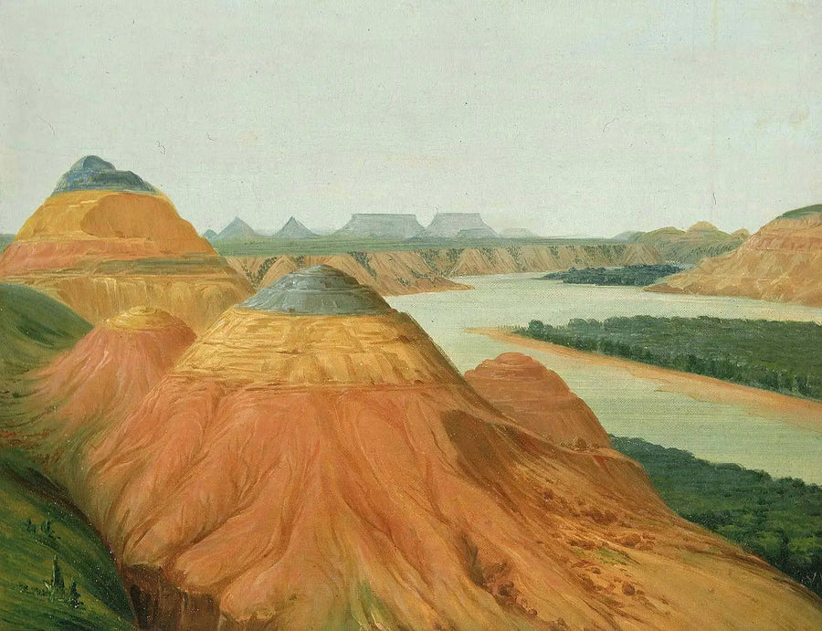 Blick auf den Big Bend des Oberen Missouri - George Catlin