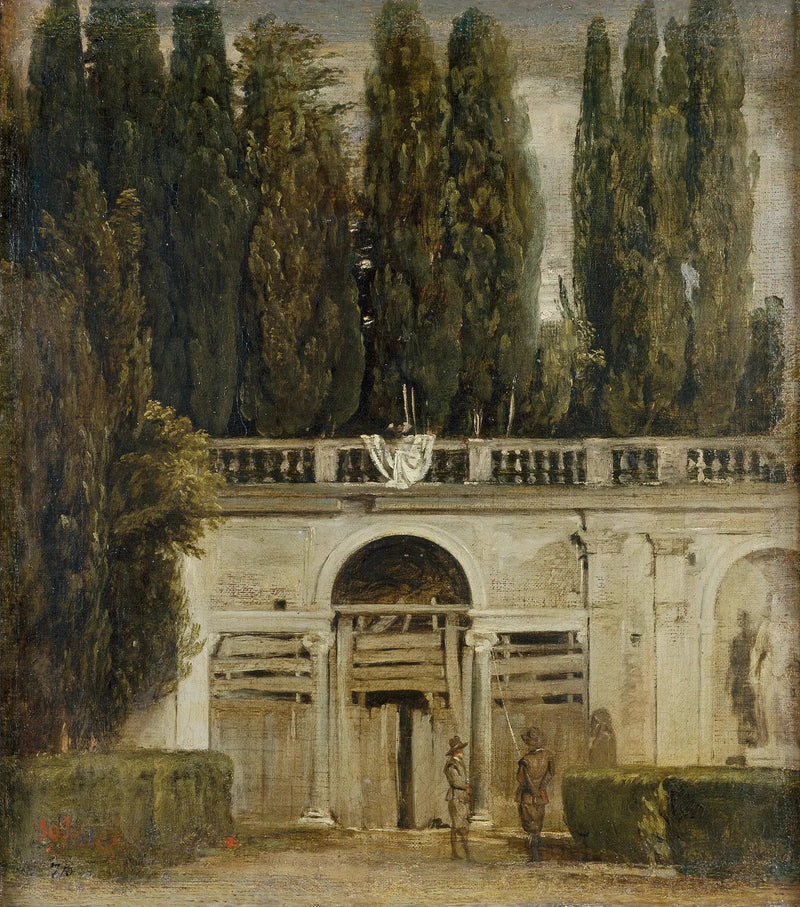 Blick auf den Garten der Villa Medici in Rom - Diego Velázquez
