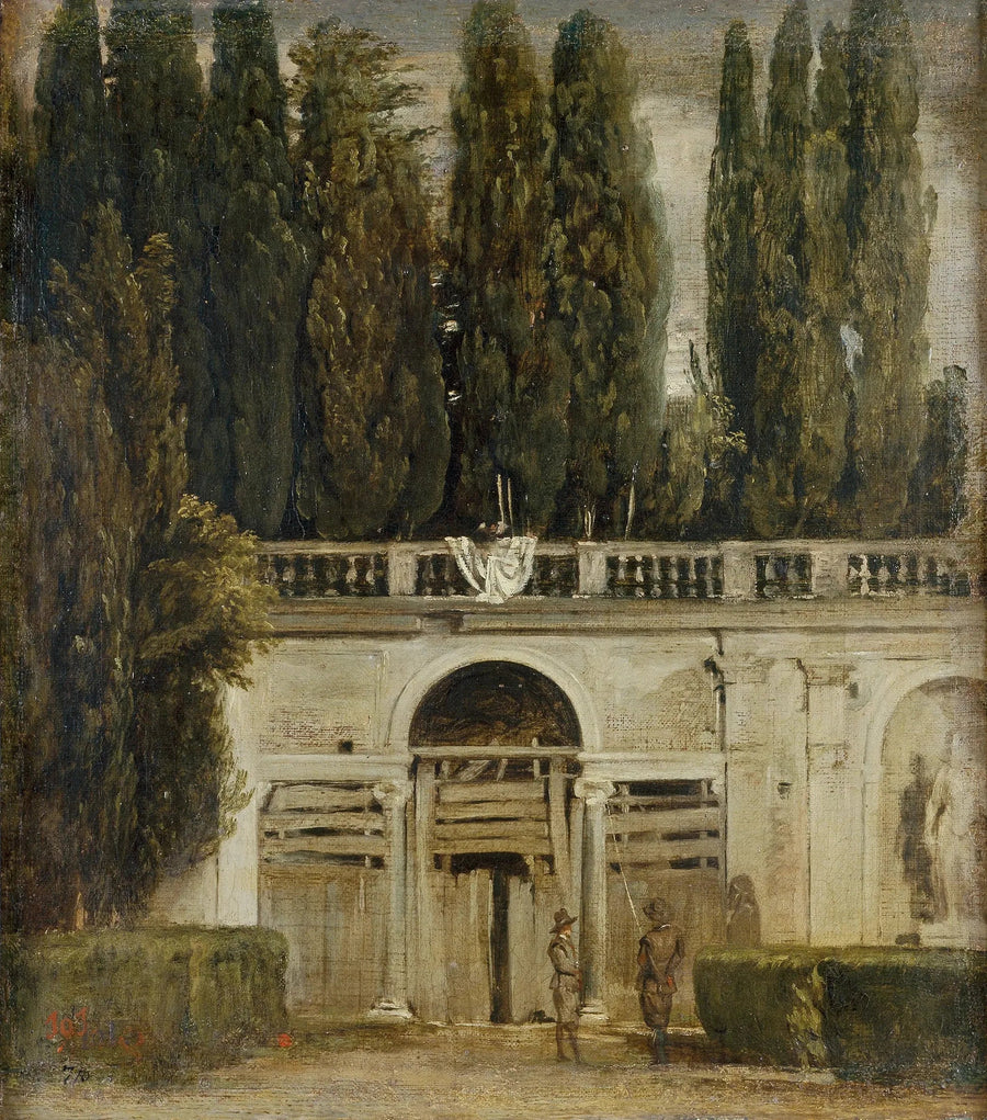 Blick auf den Garten der Villa Medici in Rom - Diego Velázquez