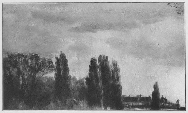 Blick auf den Park des Prinzen Albrecht - Adolph von Menzel