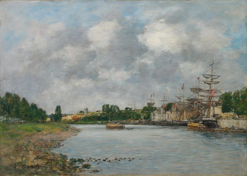 Blick auf den Hafen von Saint-Valéry-sur-Somme - Eugène Boudin