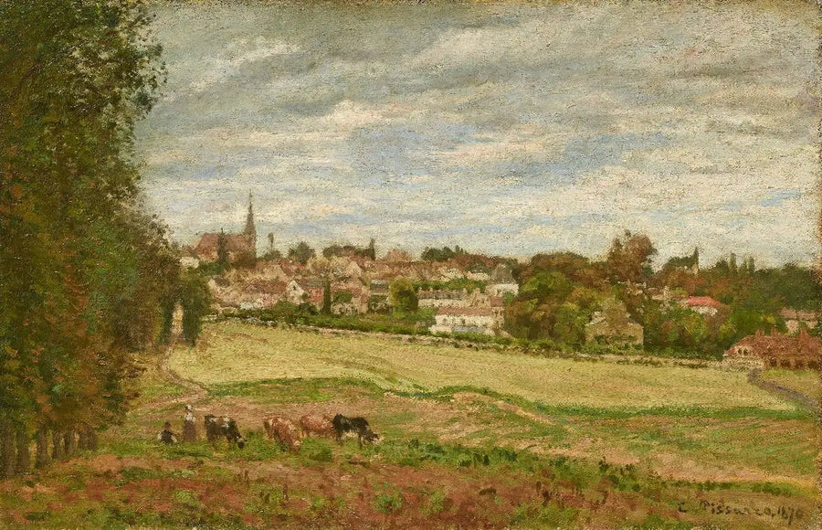 Blick auf das Dorf Marly-le-Roi - Camille Pissarro