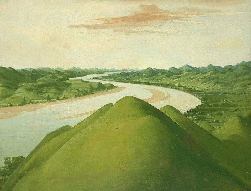 Blick auf die « Cross Timbers », Texas - George Catlin