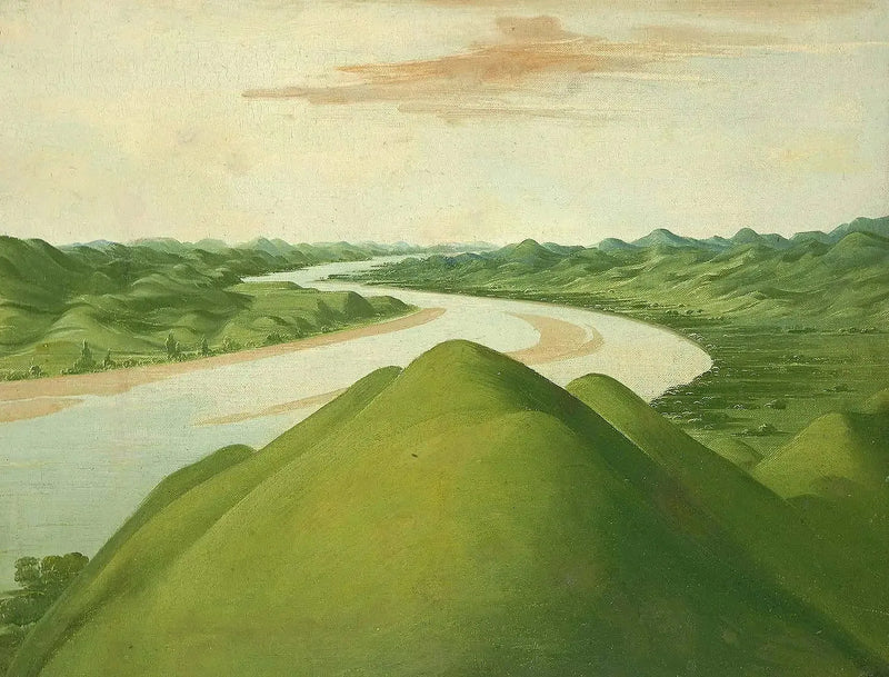 Blick auf die « Cross Timbers », Texas - George Catlin