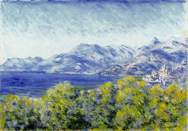 Blick auf Ventimiglia W878 - Claude Monet