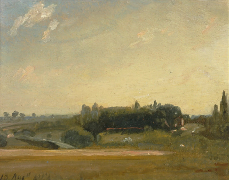 Blick auf das Pfarrhaus, East Bergholt - John Constable