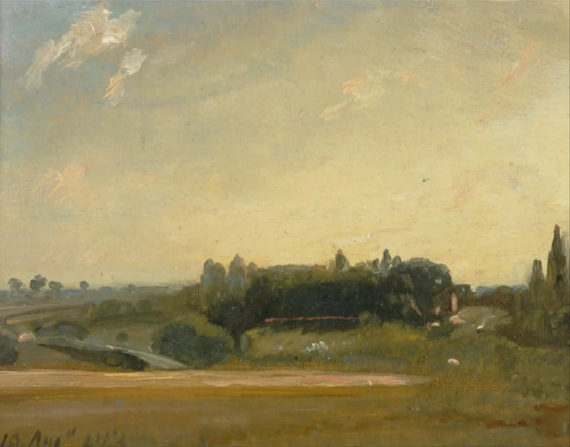 Blick auf das Pfarrhaus, East Bergholt - John Constable