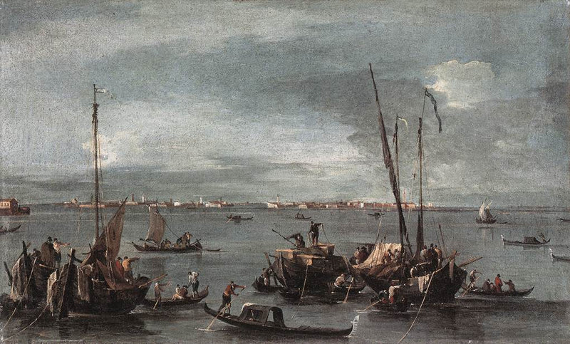Blick auf Murano vom Fondamente Nuove, Venedig - Francesco Guardi