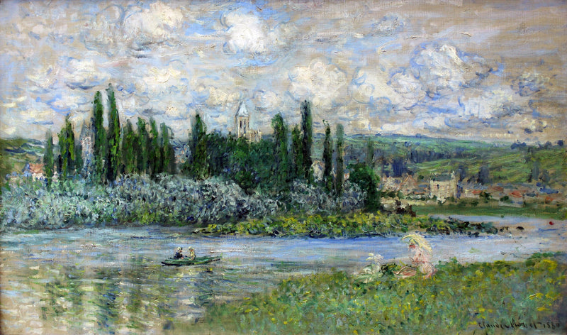 Blick auf Vétheuil W609 - Claude Monet
