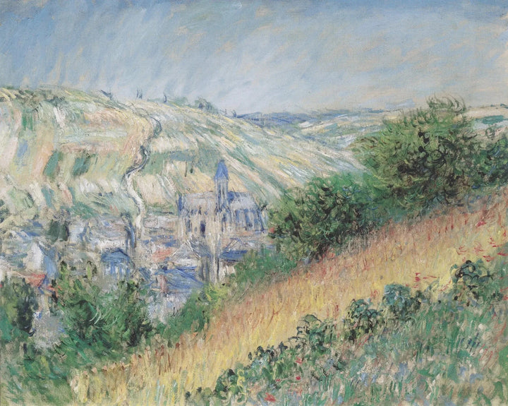 Blick auf Vétheuil W696 - Claude Monet