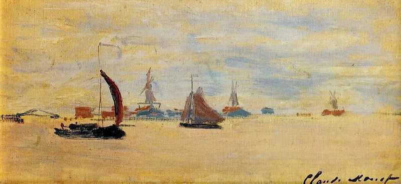 Blick auf die Voorzaan W176 - Claude Monet