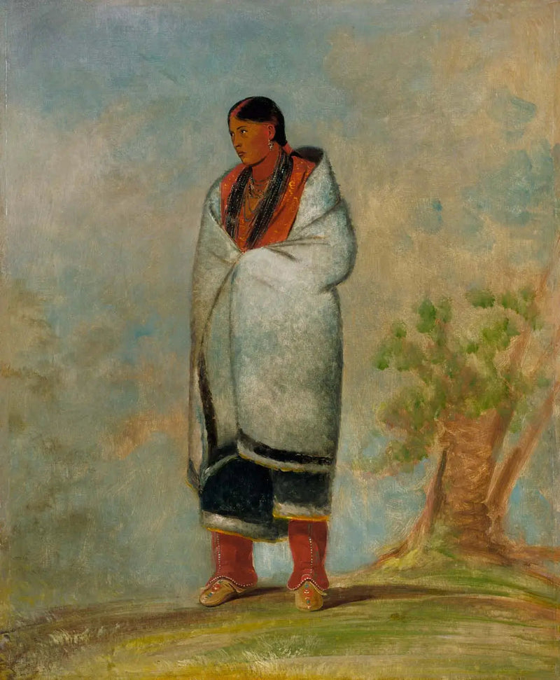 Wa-quóth-e-qua, die Frau des Hirsches, die Frau des Wals - George Catlin
