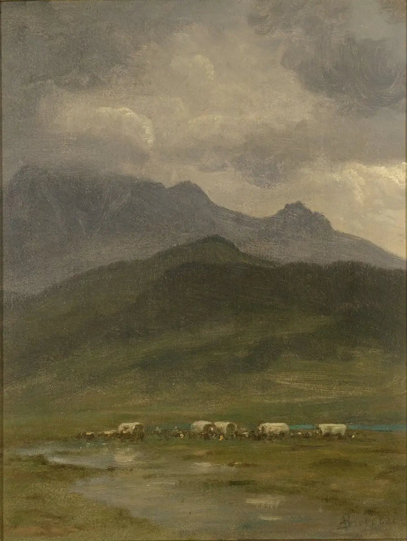 geschlossene Waggons - Albert Bierstadt