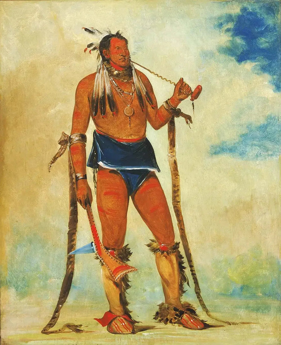 Wah-chee-háhs-ka, der Mann, der alles nach draußen bringt - George Catlin