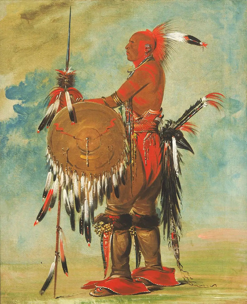 Wáh-pa-ko-lás-kuk, die Bärenpfad - George Catlin