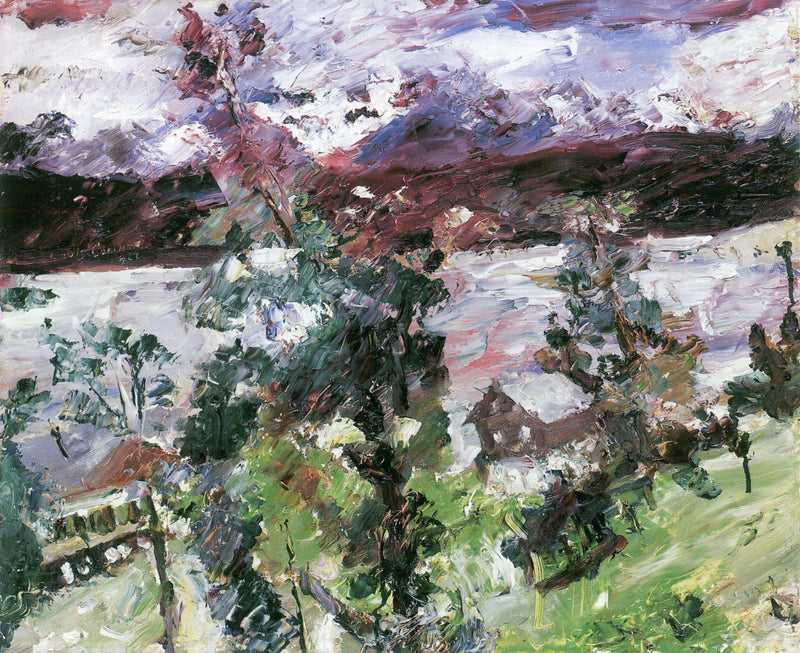 Walchensee, Neuschnee - Lovis Corinth