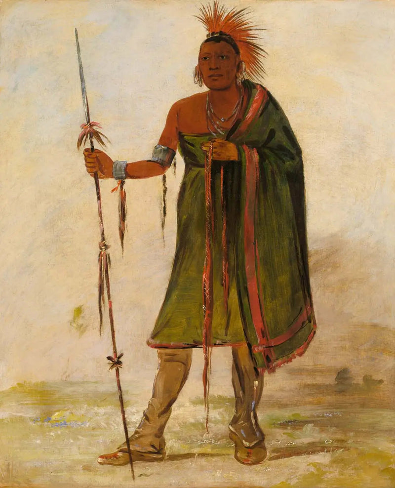 Wash-ímp-e-shee, fou, un guerrier distingué - George Catlin