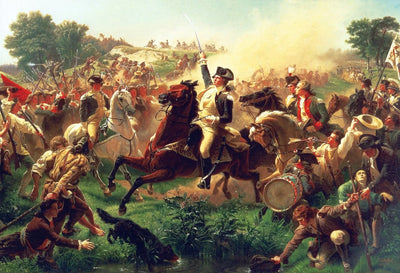 Washington rassemblant les troupes à Monmouth - Emanuel Leutze - Alpha Reproduction
