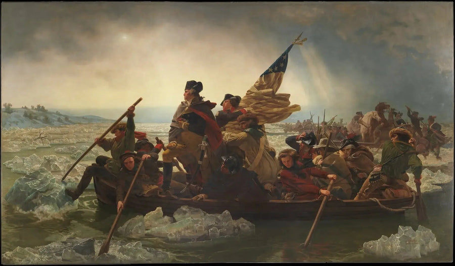 Washington überquert den Delaware - Emanuel Leutze