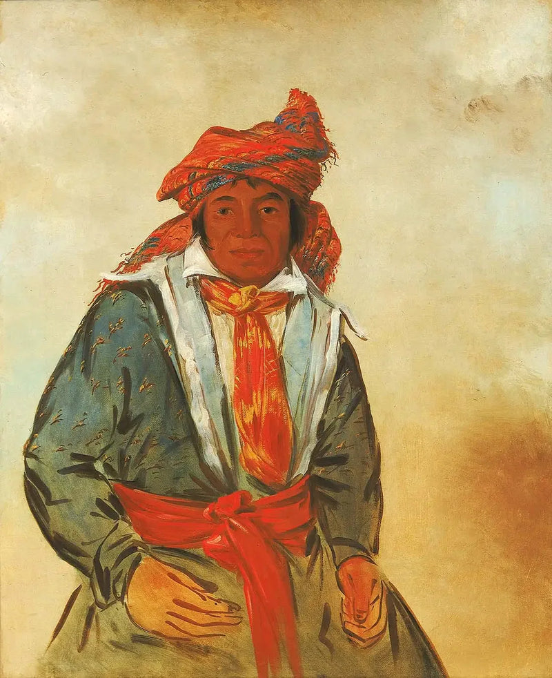 Wat-ál-le-go, un mutiger - George Catlin