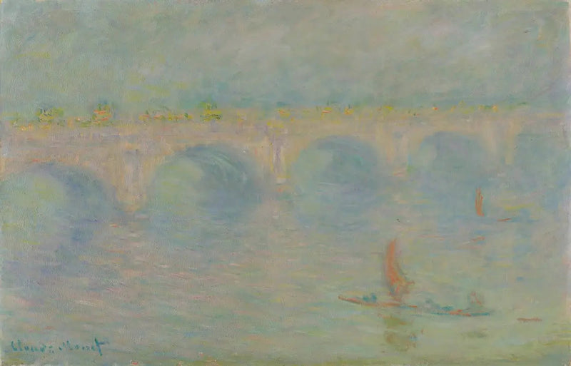 Waterloo-Brücke, Lichteffekt - Claude Monet