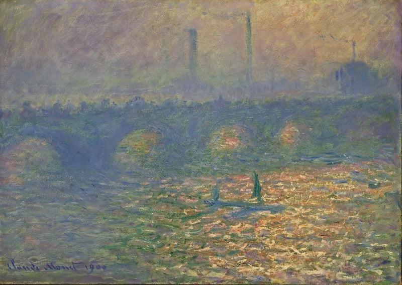 Die Waterloo-Brücke - Claude Monet