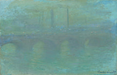 Waterloo-Brücke, in der Abenddämmerung - Claude Monet