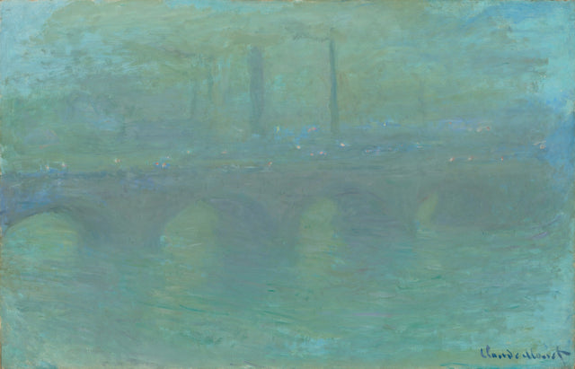 Waterloo-Brücke, in der Abenddämmerung - Claude Monet