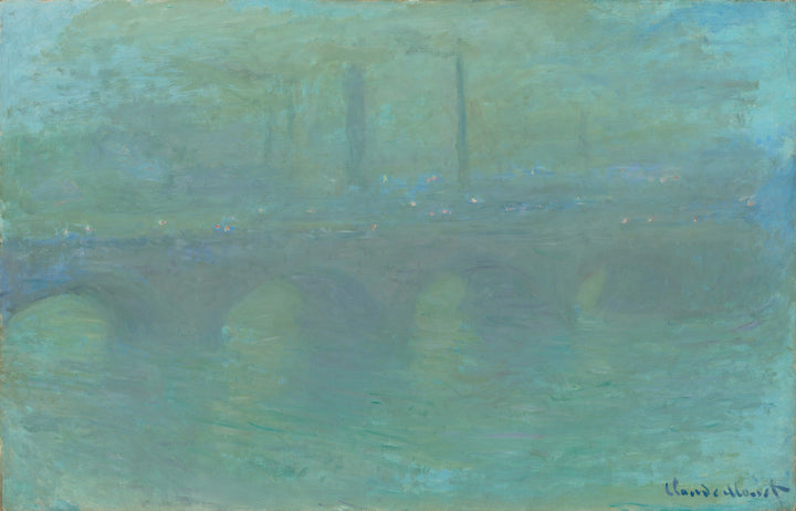 Waterloo-Brücke, in der Abenddämmerung - Claude Monet