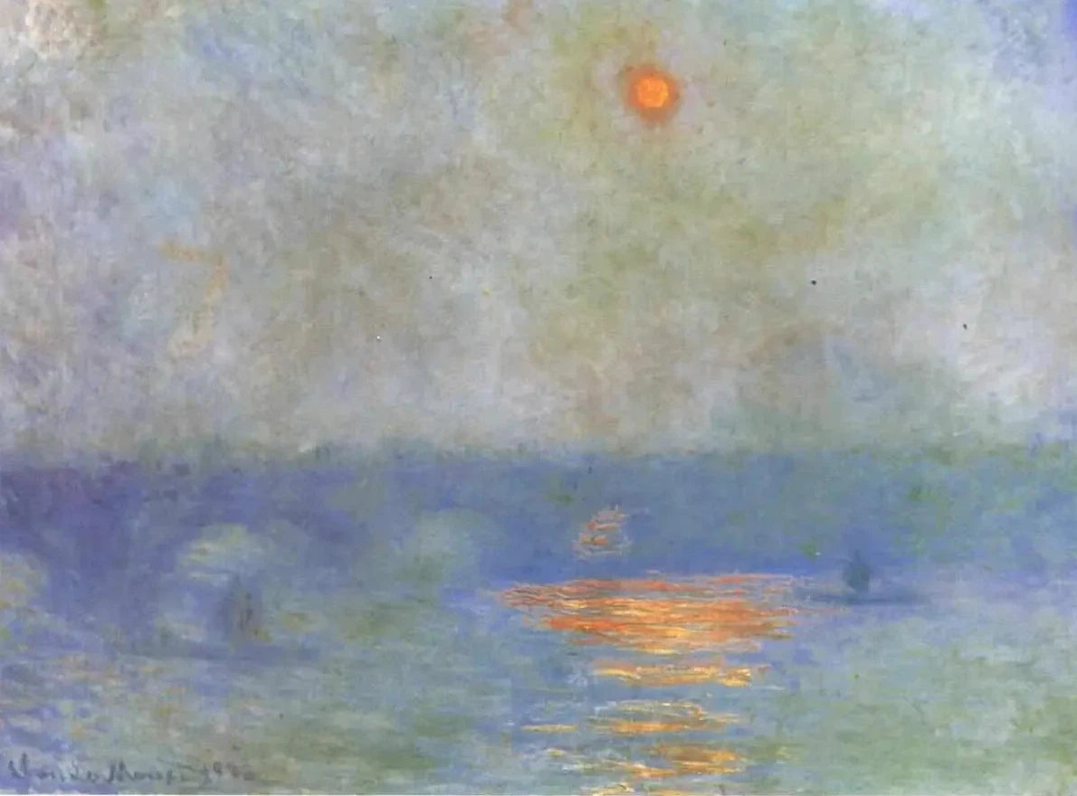 Waterloo Bridge: die Sonne im Nebel - Claude Monet