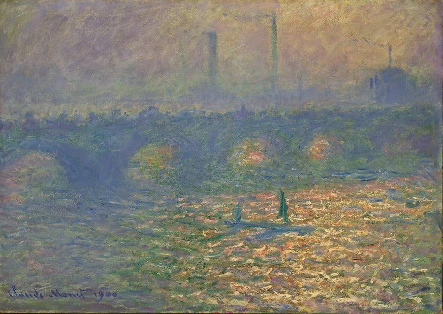 Die Waterloo-Brücke - Claude Monet