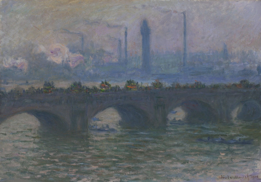 Die Waterloo-Brücke - Claude Monet