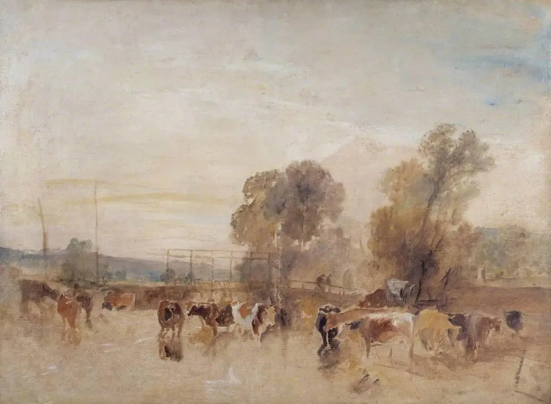 Weir und Vieh - J. M. W. Turner