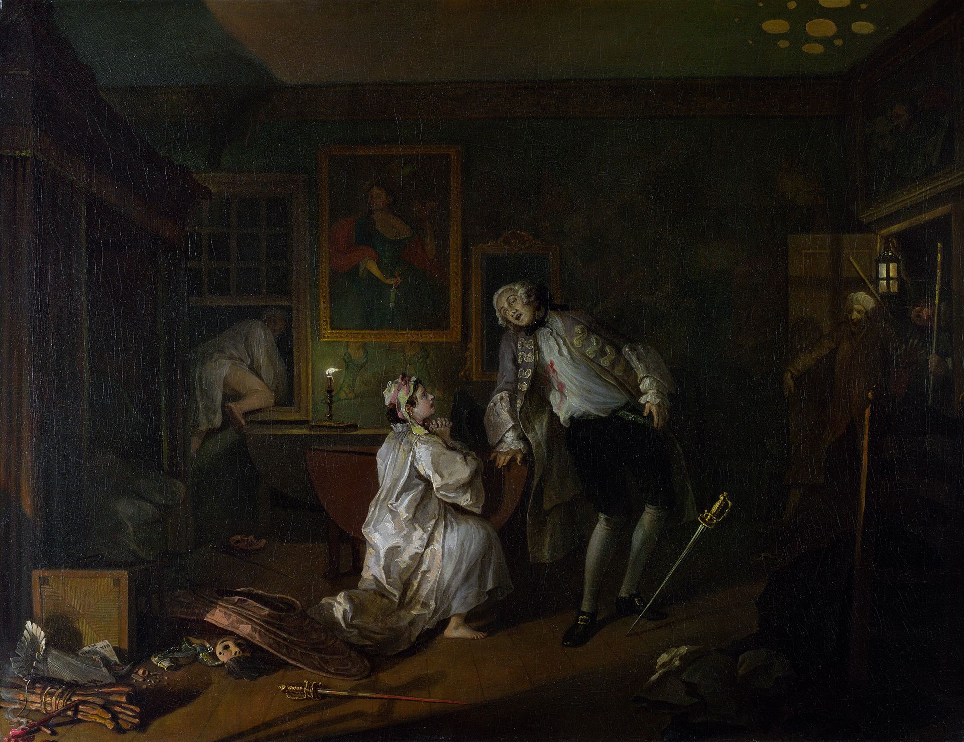 Marriage A-la-Mode: The Bagnio - William Hogarth
