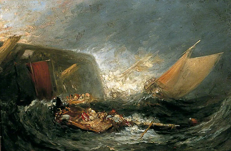 Wrack eines Transportschiffes - J. M. W. Turner