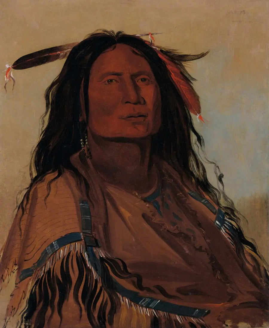 Wúk-mi-ser, Mais, un guerrier Miniconjou - George Catlin