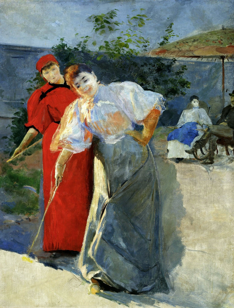 Un jeu de croquet - Leon Wyczółkowski
